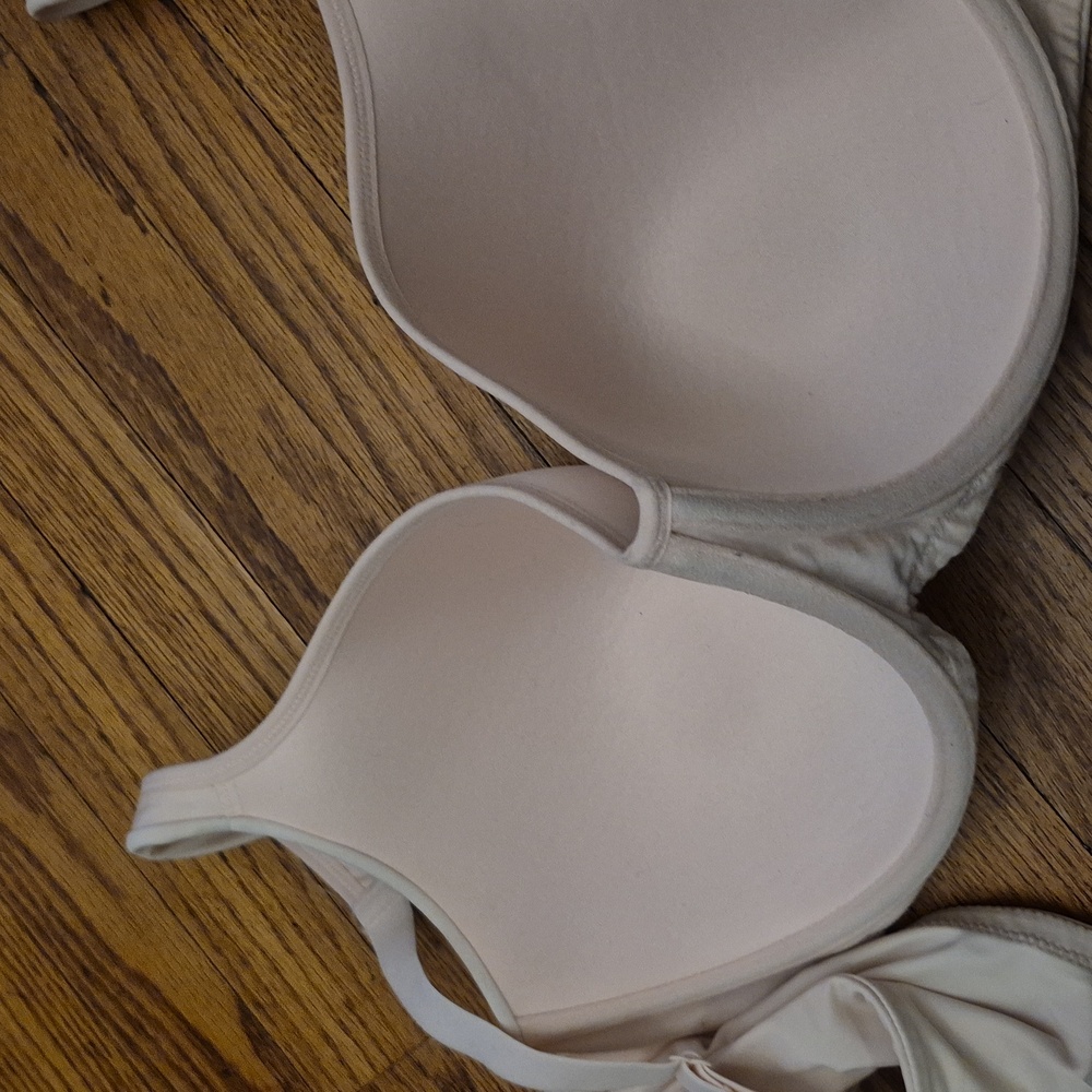 Delimira Balconette Bra - Size 44C Adobe Rose - Blush D189A Wide Band 3 Hook - Picture 4 of 8